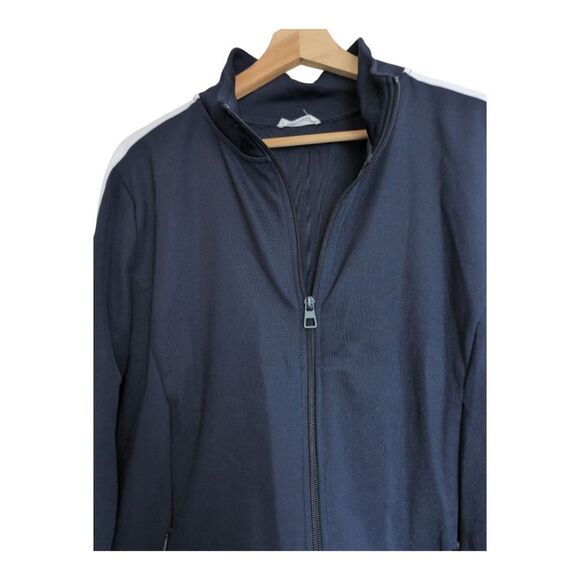 Garage navy white striped track suit size L - Picture 4 of 8